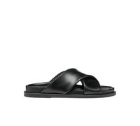 Geox Femme D ADELASH B Sandale à glissière, Black, 38 EU