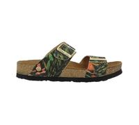 Mules Femme - Haflinger - Bio Andrea - Cuir - Vert - Multicolore 36