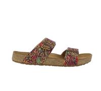 Mules Femme - Haflinger - Bio Andrea - Imprimé Jungle - Blanc et Multicolore 40