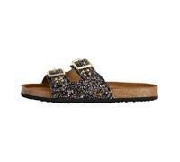 Mules Femme - Kaporal Saturne - Noir Cuir - Boucles sur le dessus - Confortable 36