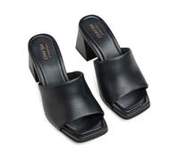 Mules Femme Tamaris - Modèle BLACK ELEGANT OPEN - Cuir Noir - Ref. 1-27211-42 001 37
