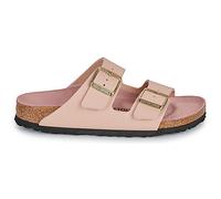 Birkenstock - Sandales à 2 brides réglables - Arizona Birko-Flor Narrow Triples New Beige/Pink Clay pour Femme en Cuir - Taille 38 Beige 38