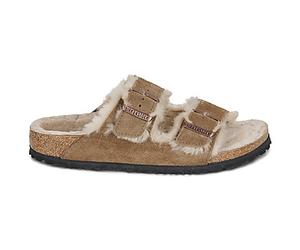 Mules femmes BIRKENSTOCK Arizona Shearling Marron 40