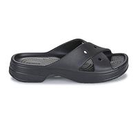 Crocs Femme Classic Womens Cross Strap Sandales, Black, 42/43 EU