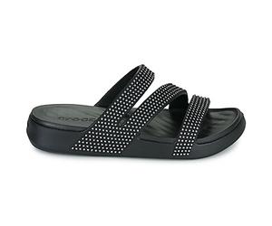 Mules femmes Crocs GETAWAY GEMS STRAPPY Noir 37 / 38