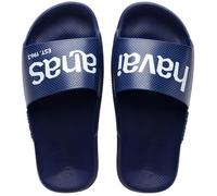 Mules femmes Havaianas SLIDE CLASSIC LOGOMANIA Marine 43 / 44