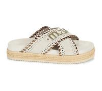 Mules femmes Mou CRISS-CROSS SANDAL METAL STITCH Blanc 40
