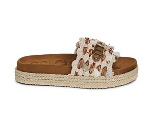 Mules femmes Mou MONOBAND ROPE SANDAL FRINGES Beige 37