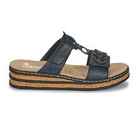 Rieker Sandales femme 62936 Bleu Talon compensé 4 cm Taille 41