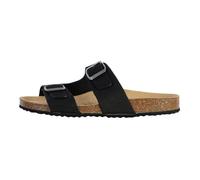 Mules - GEOX - Brionia - Noir - Daim nubuck - Bride plate 41