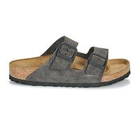 Mules femmes Birkenstock Arizona LEVE Velvet Grey Gris 36
