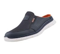 Mules Hommes - RIEKER - Bleu - Confortables - Légères - Inserts en maille 43