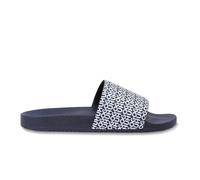 Mules Hugo TIMEIN SLID MN Bleu Nuit - Style monogrammé et confort affirmé 41