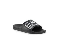 Mules noires à gros logo EA7 pour homme en PVC synthétique 37