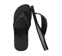 Mules orthopédiques pour homme - En cuir marron - Douces - Antidérapantes - Légères - Séchage rapide - Bout ouvert - Tongs respirantes, Noir , 41 EU