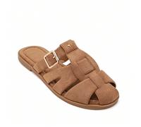 Mules Pêcheur et Boucle Dorée - Confort et Elégance Citadine Le charme d'un classique revisité en version muleDécouvrez le parfait compromis entre une chaussure fermée et une sandale aérée avec nos mu