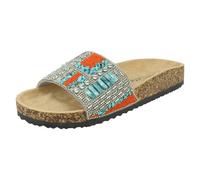 Mules Plates À Perles Spot On Pour Femmes