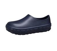 Mules pour homme - Grandes tailles - Imperméables - Antidérapantes - Demi-pantoufles souples - Pour l'extérieur et le travail - En caoutchouc tendance - Chaussures d'assurance de travail légères, bleu