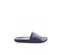 Mules PVC à gros logo - Emporio Armani - Homme - Bleu - Chaussures plates - Logo incrusté 39