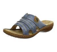 Mules - Rieker - Modèle 60876 - Cuir bleu - Anti-stress - Talon 3,5 cm 36