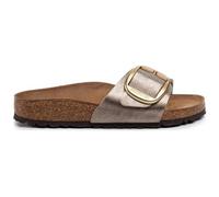 Mules & Sabots BIRKENSTOCK Madrid Big Buckle Taupe Femme - Dessus Synthétique - Boucle de serrage 40