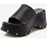 Mules tendance en cuir de qualité - French Connection - noir NOIR 42