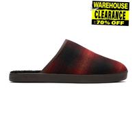 Mules Toms Harbor Pour Hommes Confortables De Détente En Fourrure Rouge