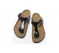 BIRKENSTOCK Femmes Tongs 'Gizeh' noir, Gris 41