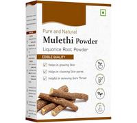 Mulethi Pow.der for Face, Hair, Eating (200 Grams) | Yashtimadhu Pow.der, Liquorice (Licorice) Pow.der for Skin |Edible|Hair and Skin Care | Natural, Preservative-Free