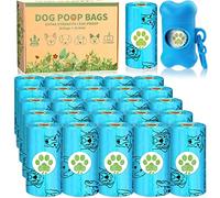 MULEVIP Sacs Ramasse Crottes 520 Sacs de Caca de Chien,26 Rouleaux Sacs Chien Déjection,épais et Résistants Sac à Déchets étanche pour Chien pour Animaux de Compagni,avec 1 Distributeur de Sac