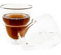 Mulex verre double paroi résistant à la chaleur 250 ml pour latte macchiato thé café 12 pièces