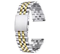 Mulhouse Bracelet en métal Bracelet bicolore en métal KXD0816-20 mm - Unisex - Métalliques