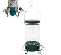 Mulie pour oiseaux résistants écureuil, mangeoires d'oiseaux à l'épreuve des écureuils d'extérieur, Mesh en métal extérieur HummingBird Hangble Poids Activé, 4 portes d'oiseaux sauvages qui nu