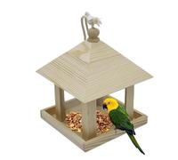 Mulière d'oiseaux de grande capacité, mangeoire à oiseaux pour le jardin,Hérisson d'oiseaux détachables de style maison | Décoration de balcon créatif, ornement de jardin résistant all