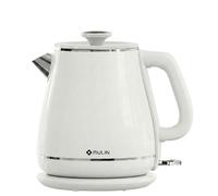 MULIN bouilloire vintage, Ébullition rapide, Bouilloire électrique 1,8l, 2200w,arrêt automatique, Base à 362°