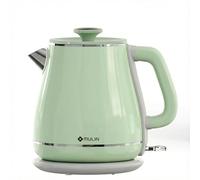 MULIN bouilloire vintage, Ébullition rapide, Bouilloire électrique 1,8l, 2200w,arrêt automatique, Base à 365°
