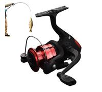 Mulinello Di Pêche Mini Attrezzatura Compatta Stoccaggio Rapido Mulinelli per,per Baitcasting Surf Pesce Gatto Crappie Bass Trota In Tutte Le Stagioni