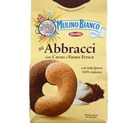 Mulino Bianco Abbracci, Biscuits Fourrés À La Noisette et au Cacao, 350g