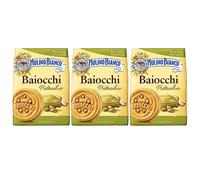 MULINO BIANCO Baiocchi - biscuits fourrés à la pistache 240g (Pistache, x3)