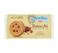 MULINO BIANCO - Baiocchi Nocciola Snack 336G - Lot De 4