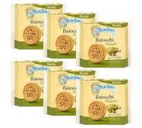 MULINO BIANCO Baiocchi Pistacchio - biscuits à la crème de pistache 168g x 6 parcelles