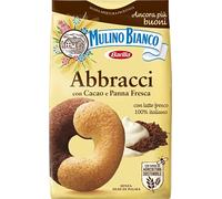 Mulino Bianco - BISCUITS ABBRACCI PANNA & CACAO 350GR - Produit artisanal italien