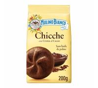MULINO BIANCO - Biscuits Gourmands au Cacao, Texture Croquante et Saveur Intense (200g) - lot de 3 - Vendu par Lot