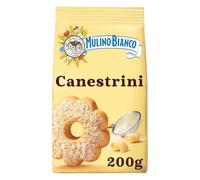 MULINO BIANCO - Biscuits Sablés Canestrini Fondants au Sucre Glace, Douceur Gourmande (200g) - Lot de 4 - vendu par Lot