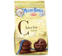 Mulino Bianco, Mulino Bianco, Chicche di Cacao Biscuit fourrés à la crème de cacao à base de farines agricoles durables - 1 paquet de 200g
