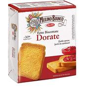 Mulino Bianco Fette Biscottate Le Dorate Rusk Lot de 3 biscuits pour petit-déjeuner 315 g
