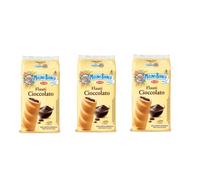 Mulino Bianco Flauti Lot de 3 éponges à gâteau avec chocolat 8 x 35 g