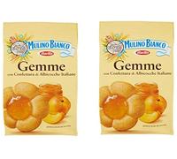 Mulino Bianco "Gemme" Shortcake à la confiture d'abricot - 200 g - Lot de 2