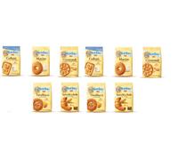 Mulino Bianco Kit de test de biscuits 10 x 350 g + Pulpe de tomates | Girotondi, Macine, Galletti, Spicchi di sole, Joytaly 400 g