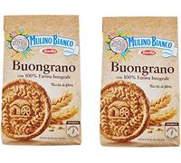 Mulino Bianco: Lot de 2 sablés de blé entier « Buongrano » - 350 g (Import Allemagne)